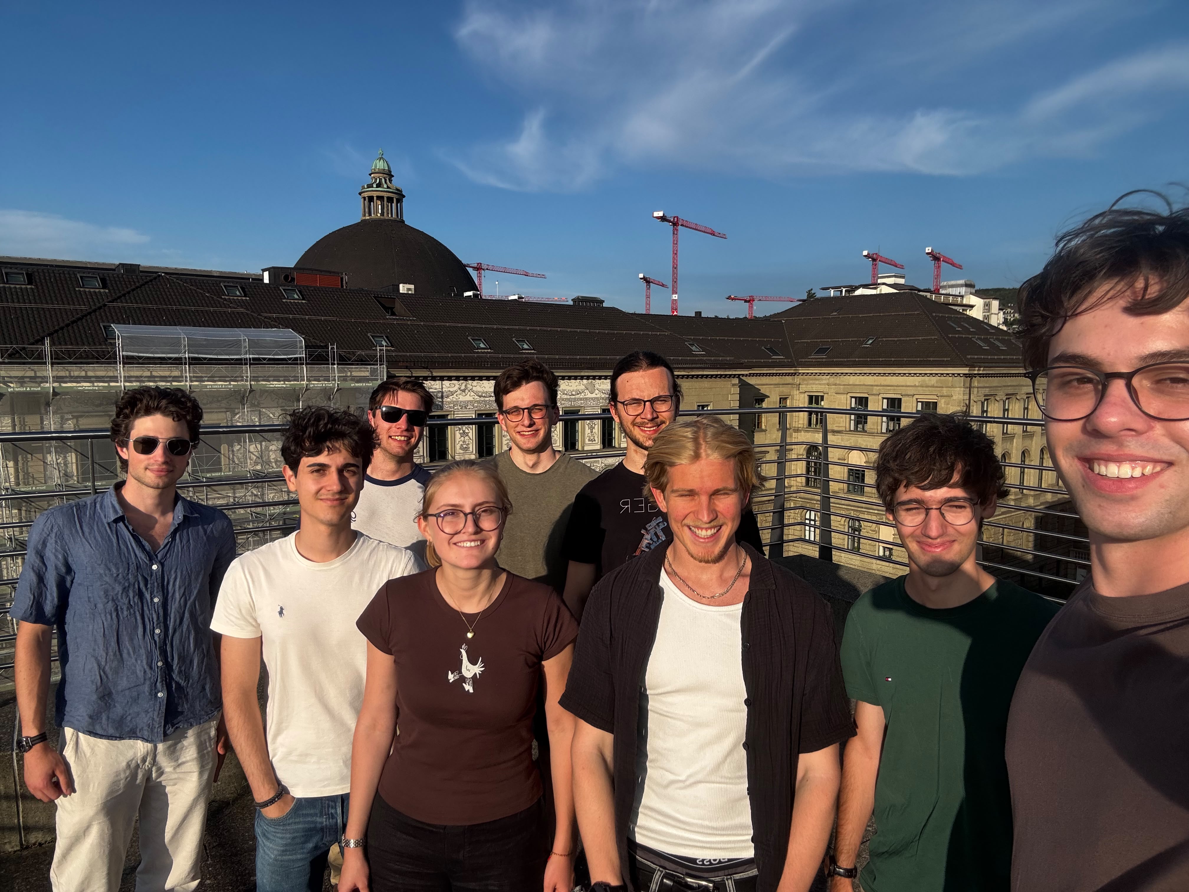 The ARDEA team on a rooftop in Zurich